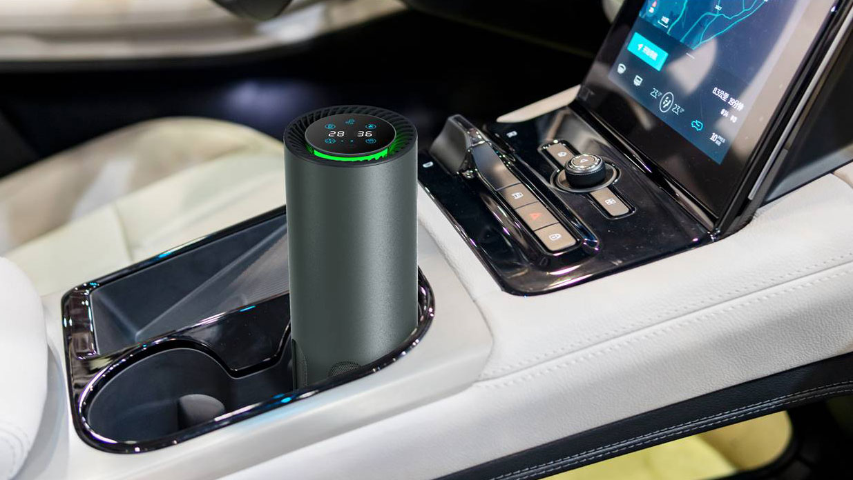 智能互聯(lián)車載空氣凈化器設(shè)計(jì)：遠(yuǎn)程操控，隨時凈化