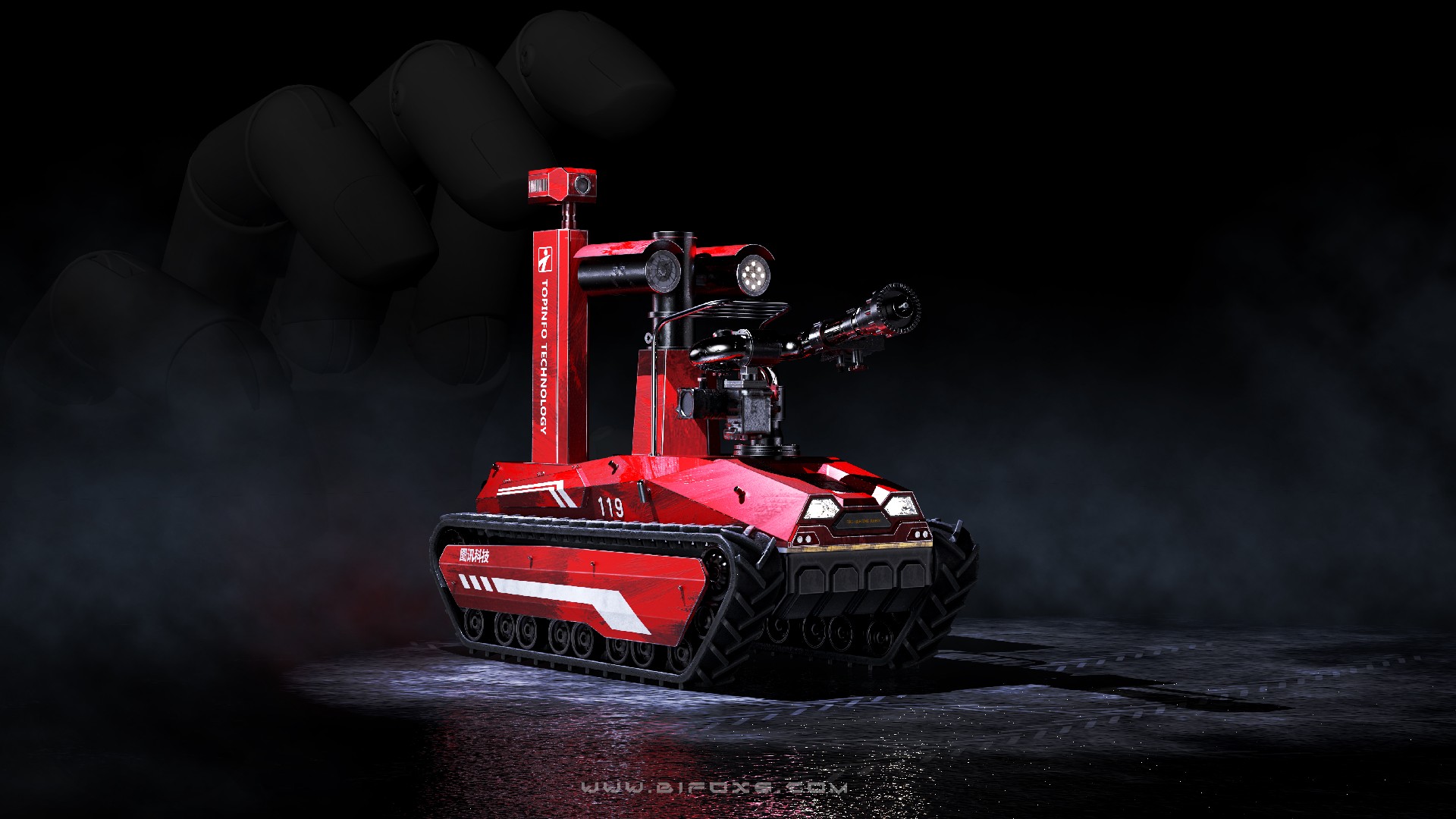 力量與信任的化身：智能消防機器人以硬核設(shè)計守護生命防線